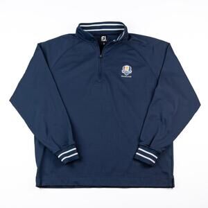 FootJoy FJ Ryder Cup 2016 Hazeltine 1/4 Zip Pullover Men’s XXL Blue